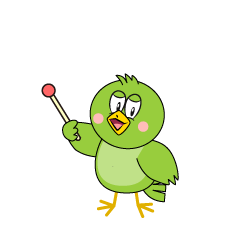 Speaking Green Bird