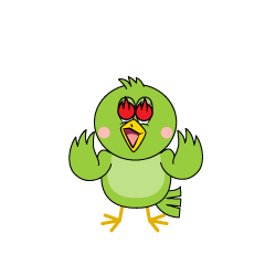 Enthusiasm Green Bird