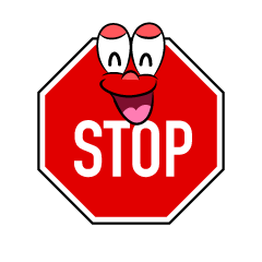 Smiling Stop Sign