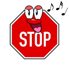 Singing Stop Sign