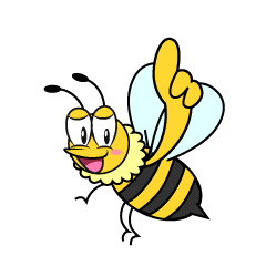 Posing Honey Bee