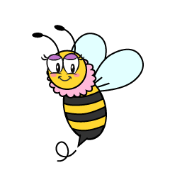 Cute Girl Bee