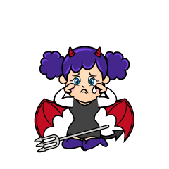 Sad Demon Girl