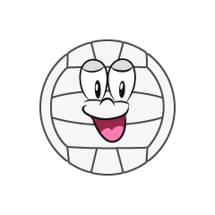 Smiling Volleyball