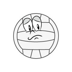 Worried Volleyball