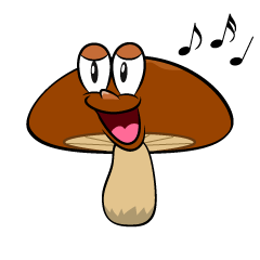 Singing Brown Mushroom