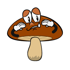 Sad Brown Mushroom