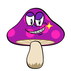 Grinning Poisonous Mushrooms