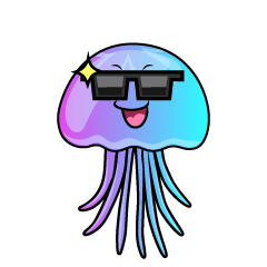 Cool Pastel Jellyfish