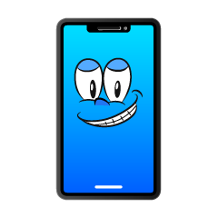 Grinning Phone