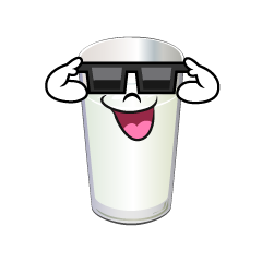 Milk with Sunglasses