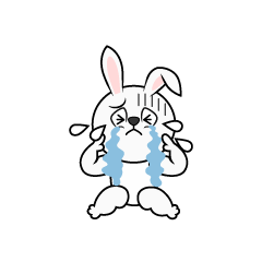 Crying White Rabbit