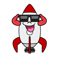 Rocket with Sunglasses