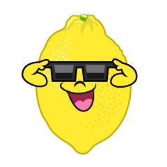 Lemon with Sunglasses
