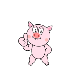 Thumbs up Pig