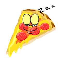 Sleeping Pizza