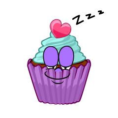 Sleeping Cupcake