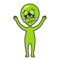 Crying Alien