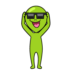 Alien with Sunglasses