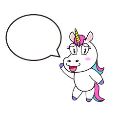 Talking Unicorn