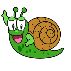 Posing Snail
