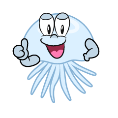 Thumbs up Jellyfish