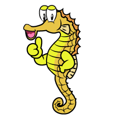 Thumbs up Seahorse