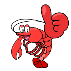 Thumbs up Lobster