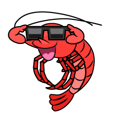 Shrimp with Sunglasses