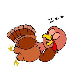 Sleeping Turkey