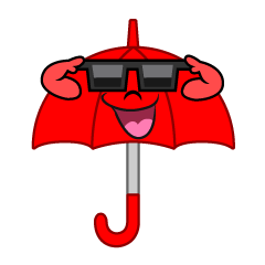 Umbrella with Sunglasses