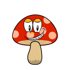 Grinning Red Mushroom