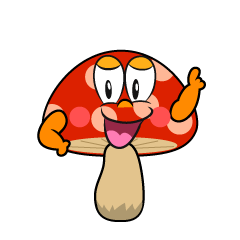 Posing Red Mushroom
