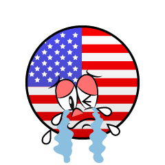 Crying American Symbol