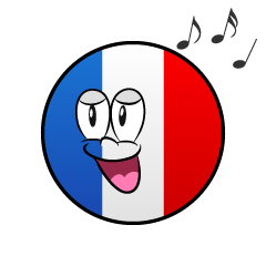 Singing French Symbol