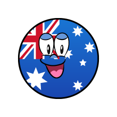 Smiling Australian Symbol