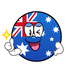 Thumbs up Australian Symbol