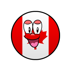 Smiling Canadian Symbol