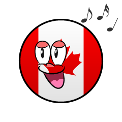 Singing Canadian Symbol