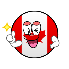 Thumbs up Canadian Symbol
