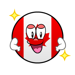 Glitter Canadian Symbol