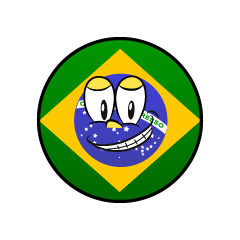 Grinning Brazil Symbol