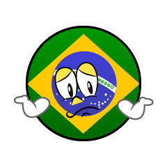 Troubled Brazil Symbol