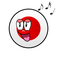 Singing Japanese Symbol