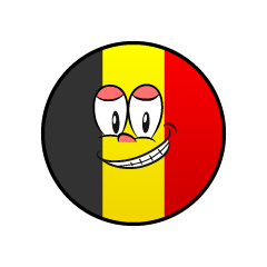 Grinning Belgium Symbol