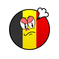 Angry Belgium Symbol