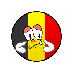 Sad Belgium Symbol