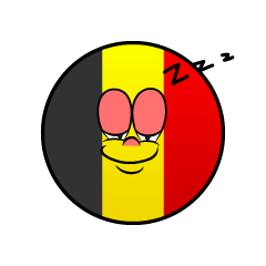 Sleeping Belgium Symbol