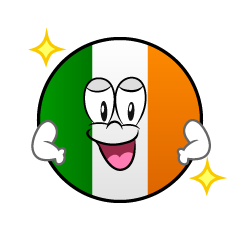 Glitter Irish Symbol