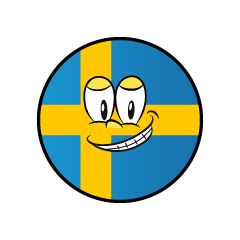 Grinning Swedish Symbol